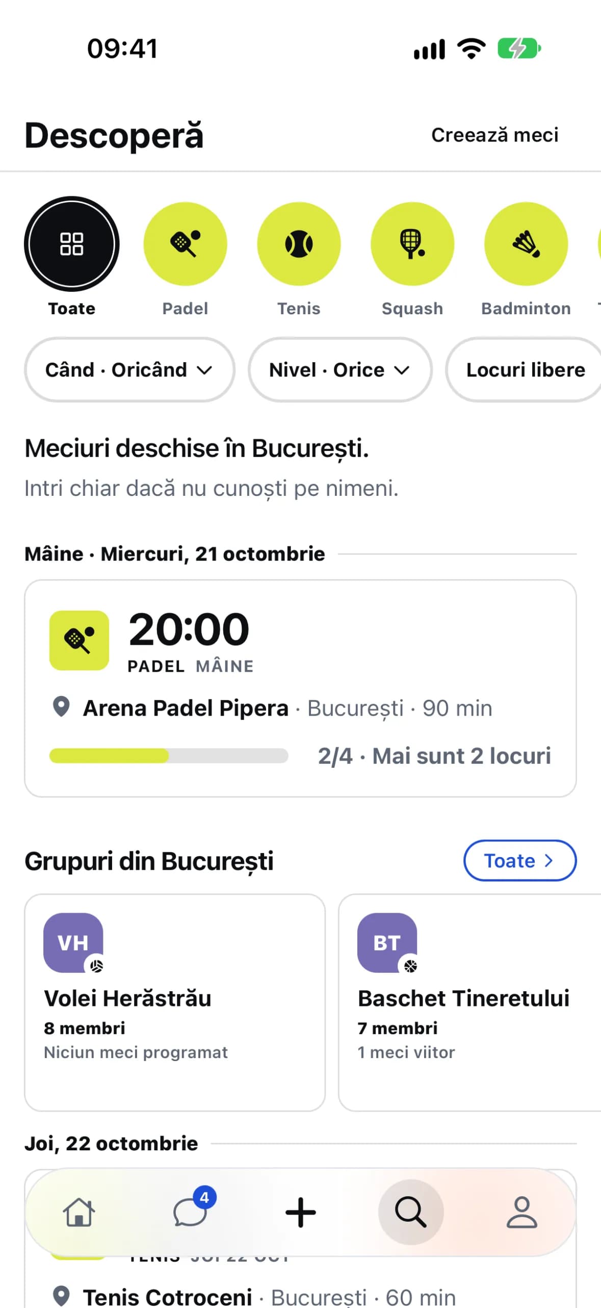 Grupurile publice din oraș, pe Descoperă